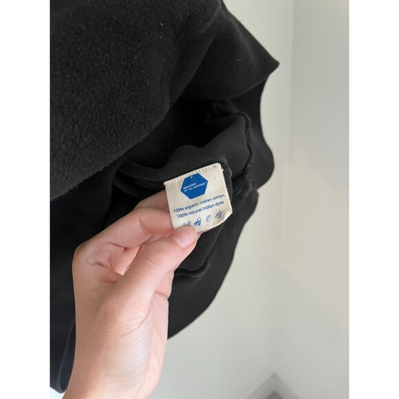 Industry Of All Nations Cotton Reversed Pullover Hoodie in Iron 8 Size XS *FADED - Picture 5 of 5